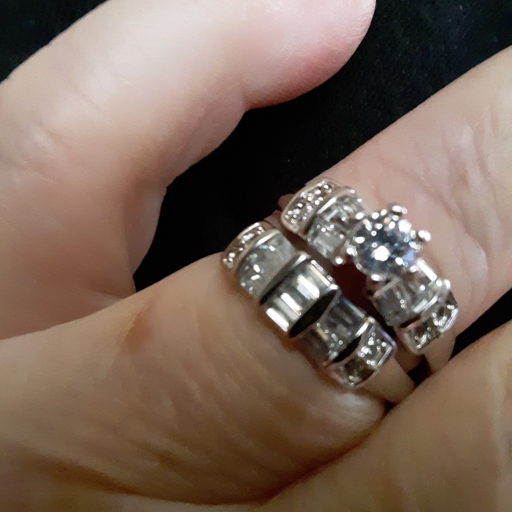 Wedding ring set SZ 7/8